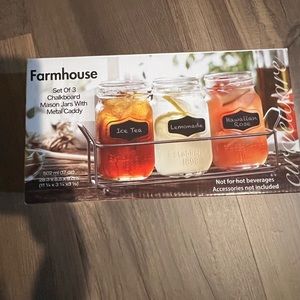 New farmhouse mason jar set